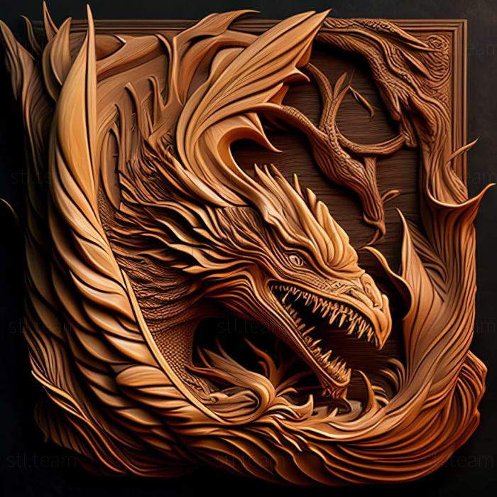 3D model Smaug vandami (STL)